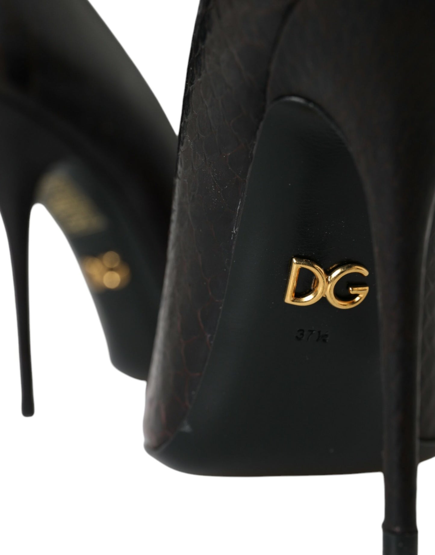 Dolce &amp; Gabbana Багатобарвна екзотична шкіра Туфлі-човники на підборах