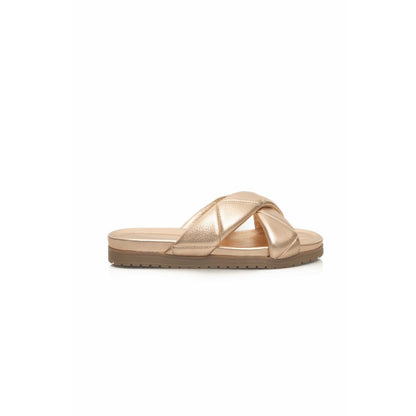 Жіночі босоніжки Cerruti 1881 Beige з овчини