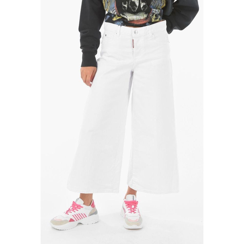 Білі джинси та штани Dsquared²