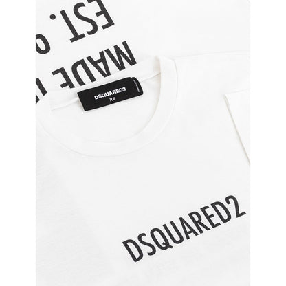 Dsquared² Елегантний білий бавовняний топ для стильних жінок