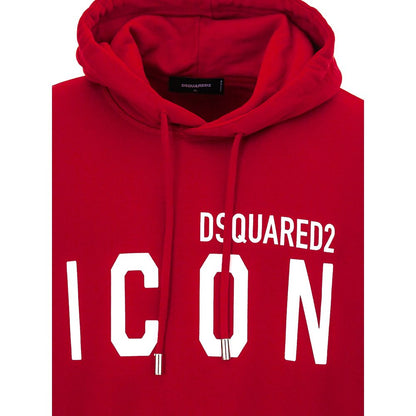 Червоний бавовняний светр Dsquared²