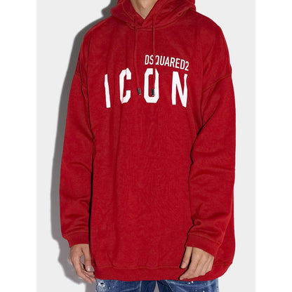 Червоний бавовняний светр Dsquared²
