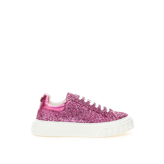 Шкіряні кросівки Casadei Fuchsia Elegance