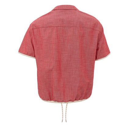 Бавовняна класична чоловіча сорочка Armani Exchange Crimson