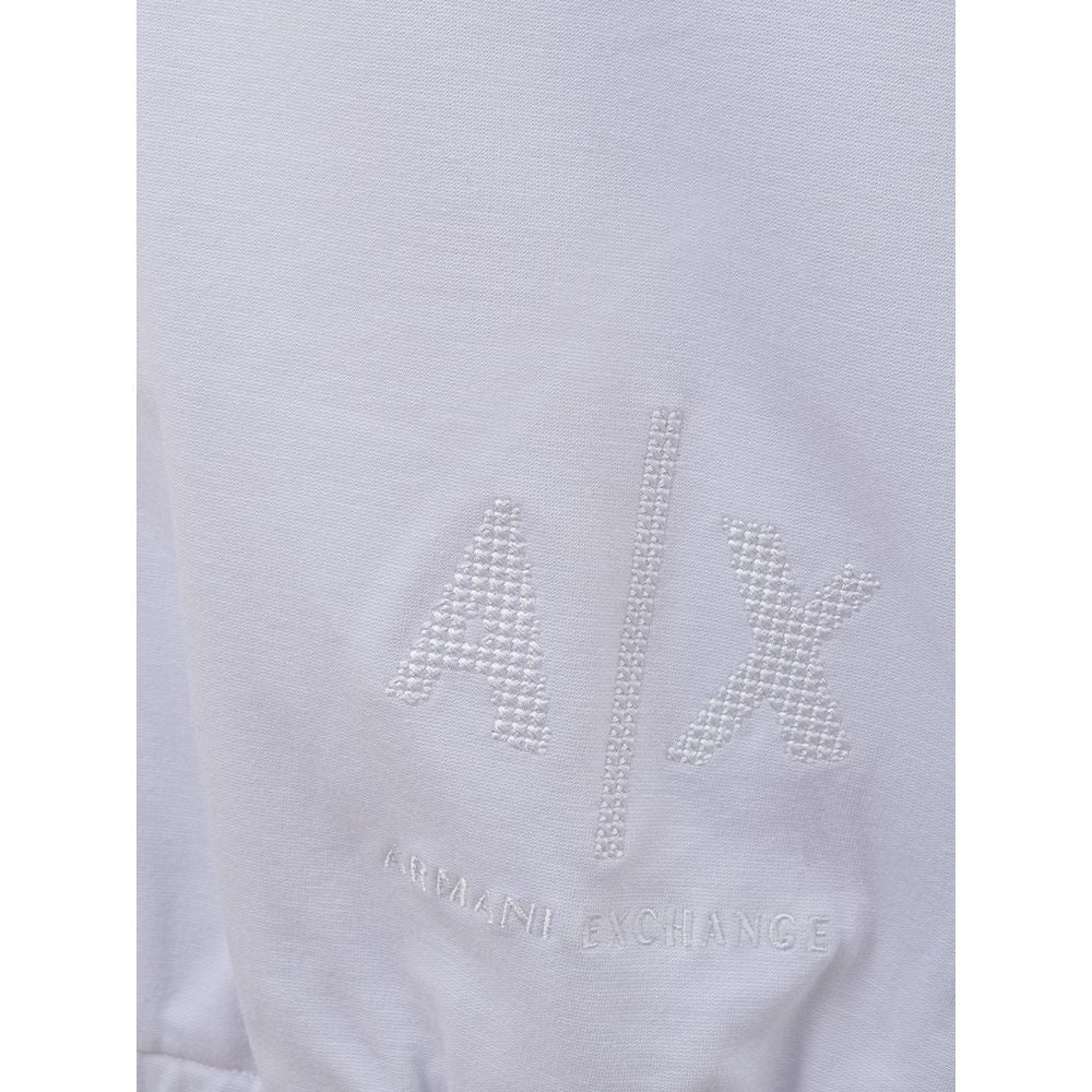 Жіночий білий віскозний светр Armani Exchange Chic