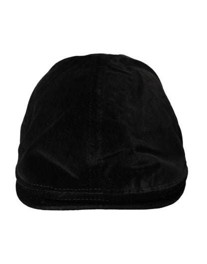 Чоловіча бавовняна газетна шапка Dolce &amp; Gabbana Black Crown