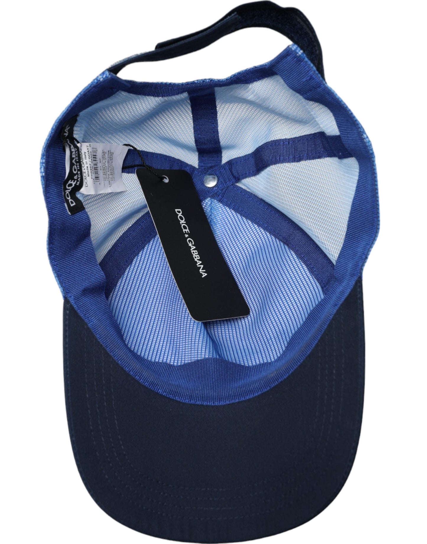 Бейсболка Dolce &amp; Gabbana Blue White Black Italia Mesh