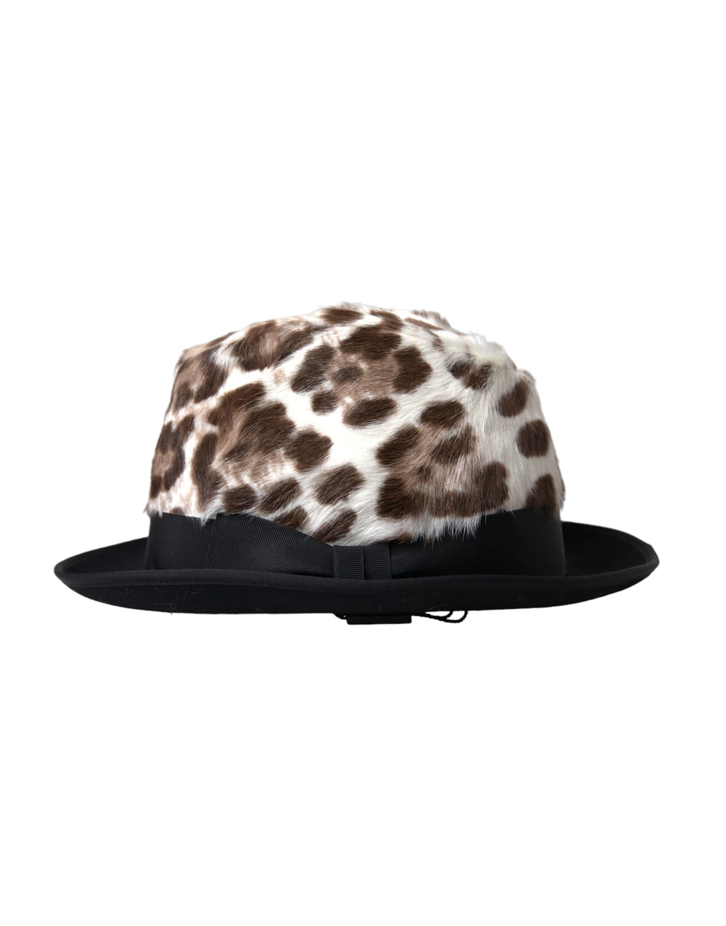 Жіноча капелюх Dolce &amp; Gabbana Multicolor Leopard Fedora