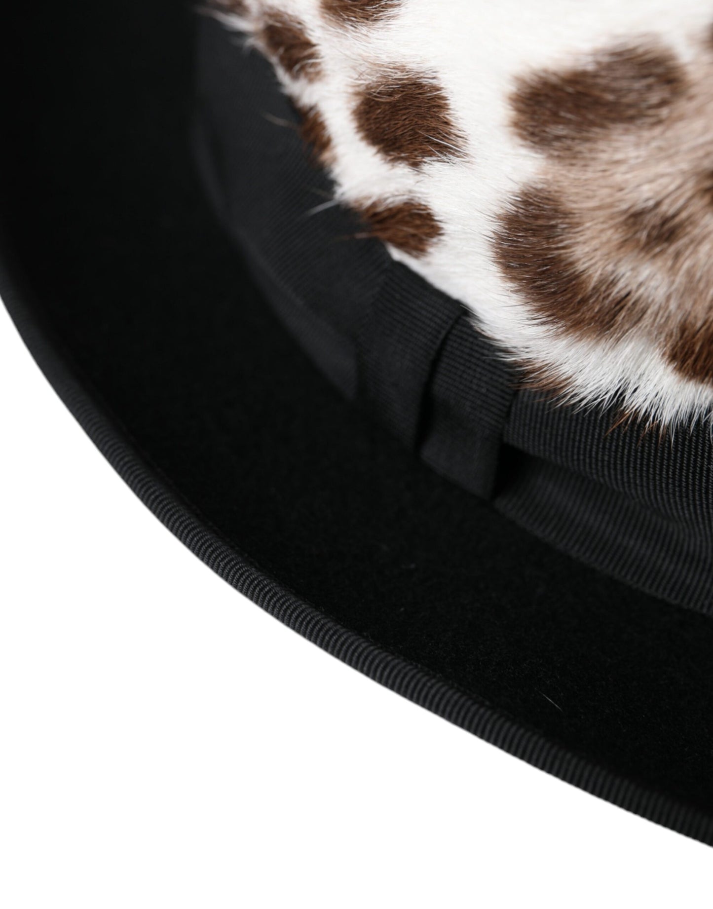 Жіноча капелюх Dolce &amp; Gabbana Multicolor Leopard Fedora