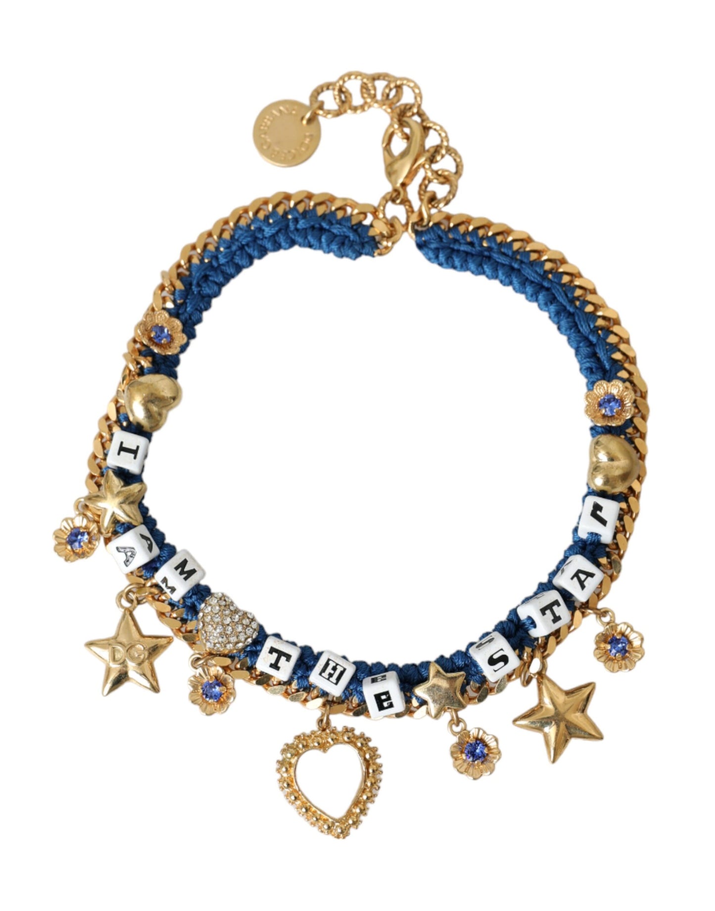Золотий латунний ланцюжок Dolce &amp; Gabbana, я браслет із зіркою