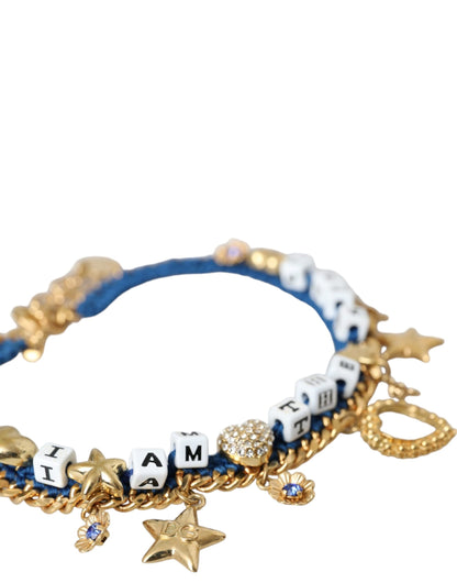 Золотий латунний ланцюжок Dolce &amp; Gabbana, я браслет із зіркою