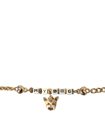 Золотий латунний ланцюжок Dolce &amp; Gabbana MY DOG Браслет-серце
