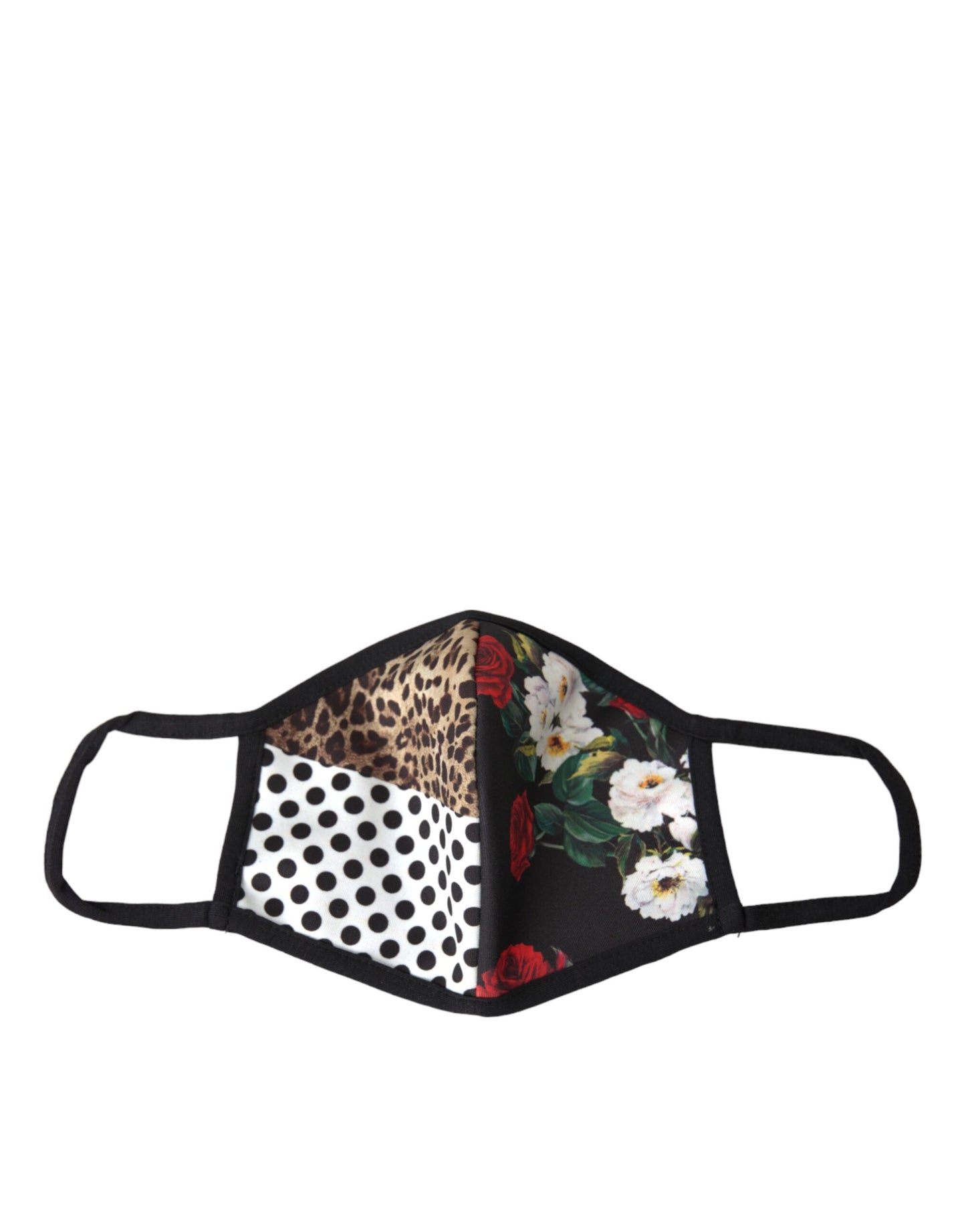Еластична маска для вух Dolce &amp; Gabbana Multicolor Leopard Floral
