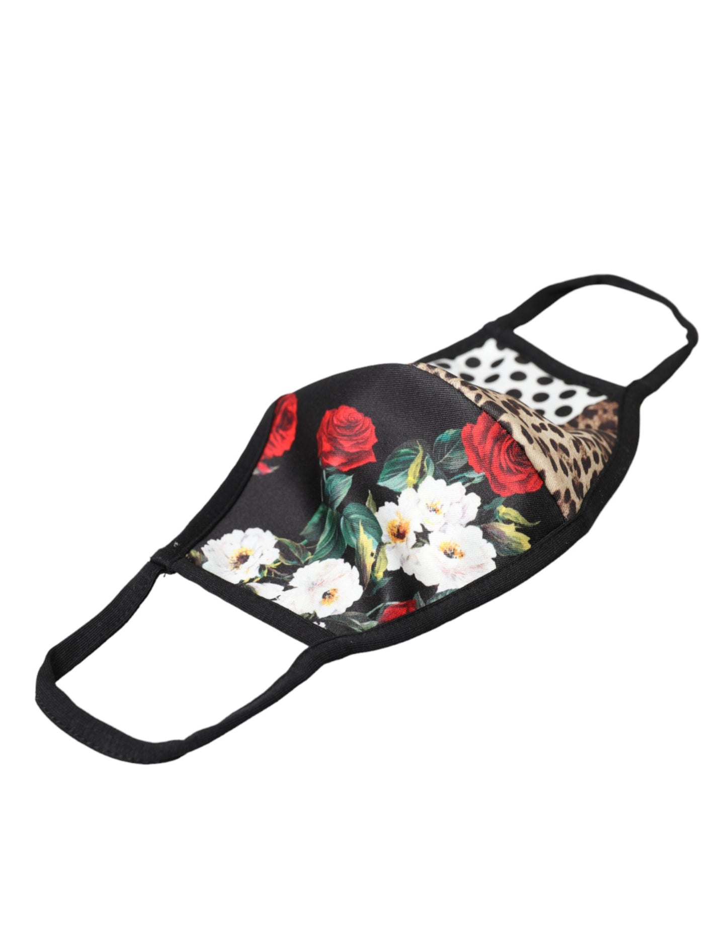 Еластична маска для вух Dolce &amp; Gabbana Multicolor Leopard Floral