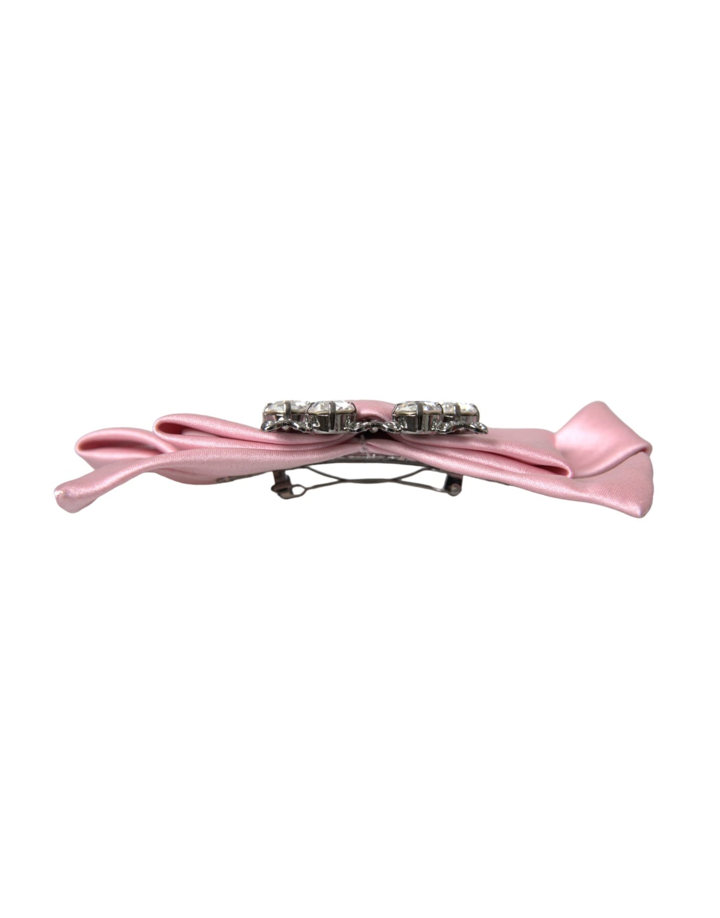 Брошка Dolce &amp; Gabbana Pink Satin Crystal Ювелірна брошка для волосся