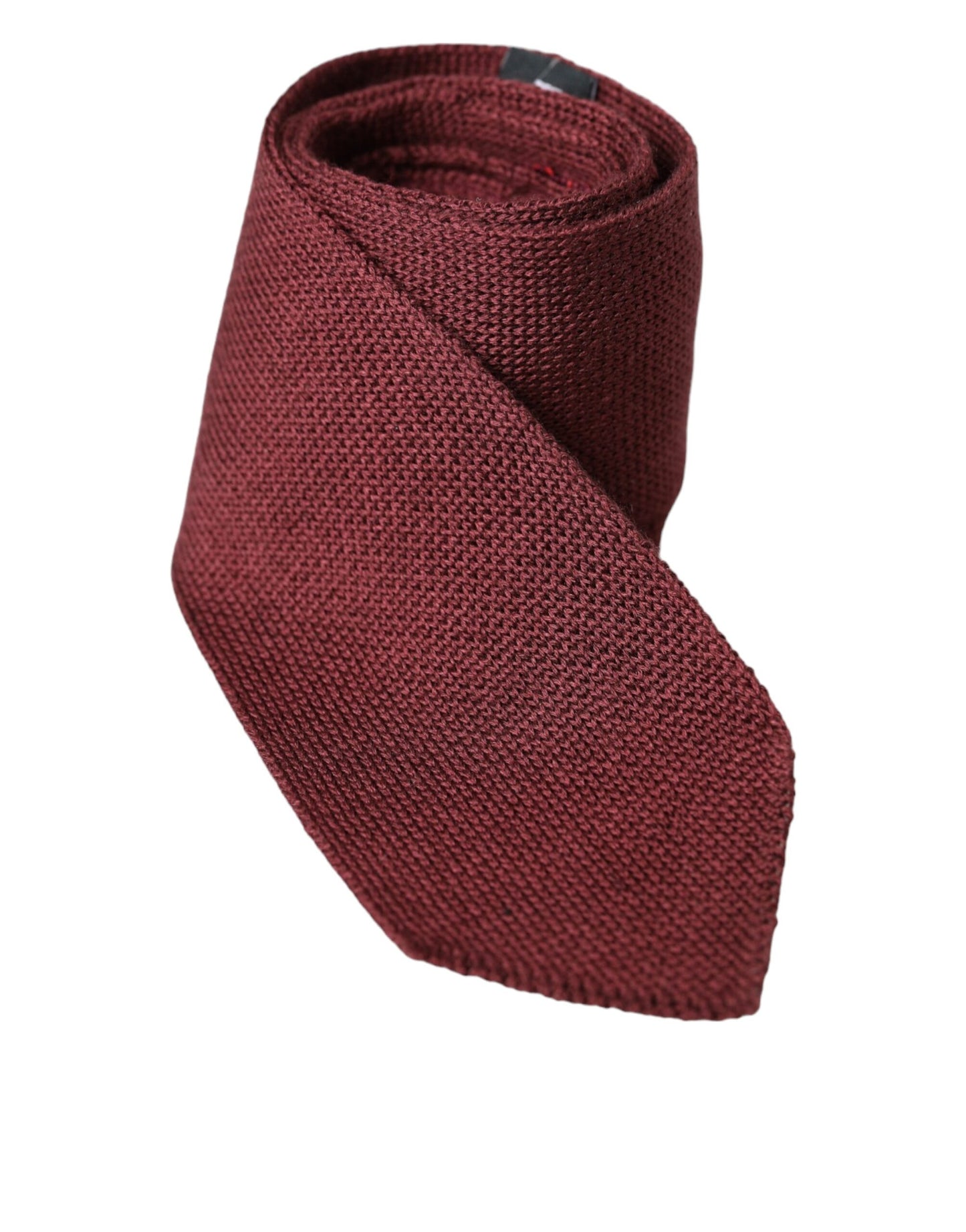 Класична чоловіча краватка Dolce &amp; Gabbana Bordeaux із 100% шовку з візерунком