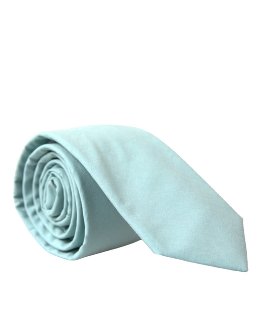 Бавовняна регульована краватка Dolce &amp; Gabbana Mint Green