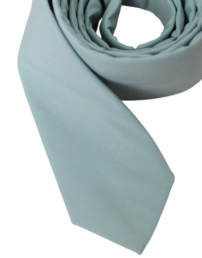 Бавовняна регульована краватка Dolce &amp; Gabbana Mint Green