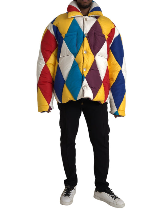 Чоловіча куртка-пуховик Dolce &amp; Gabbana Multicolor
