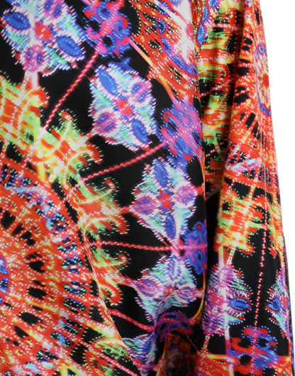 Чоловіча повсякденна сорочка Dolce &amp; Gabbana Multicolor Luminarie Silk