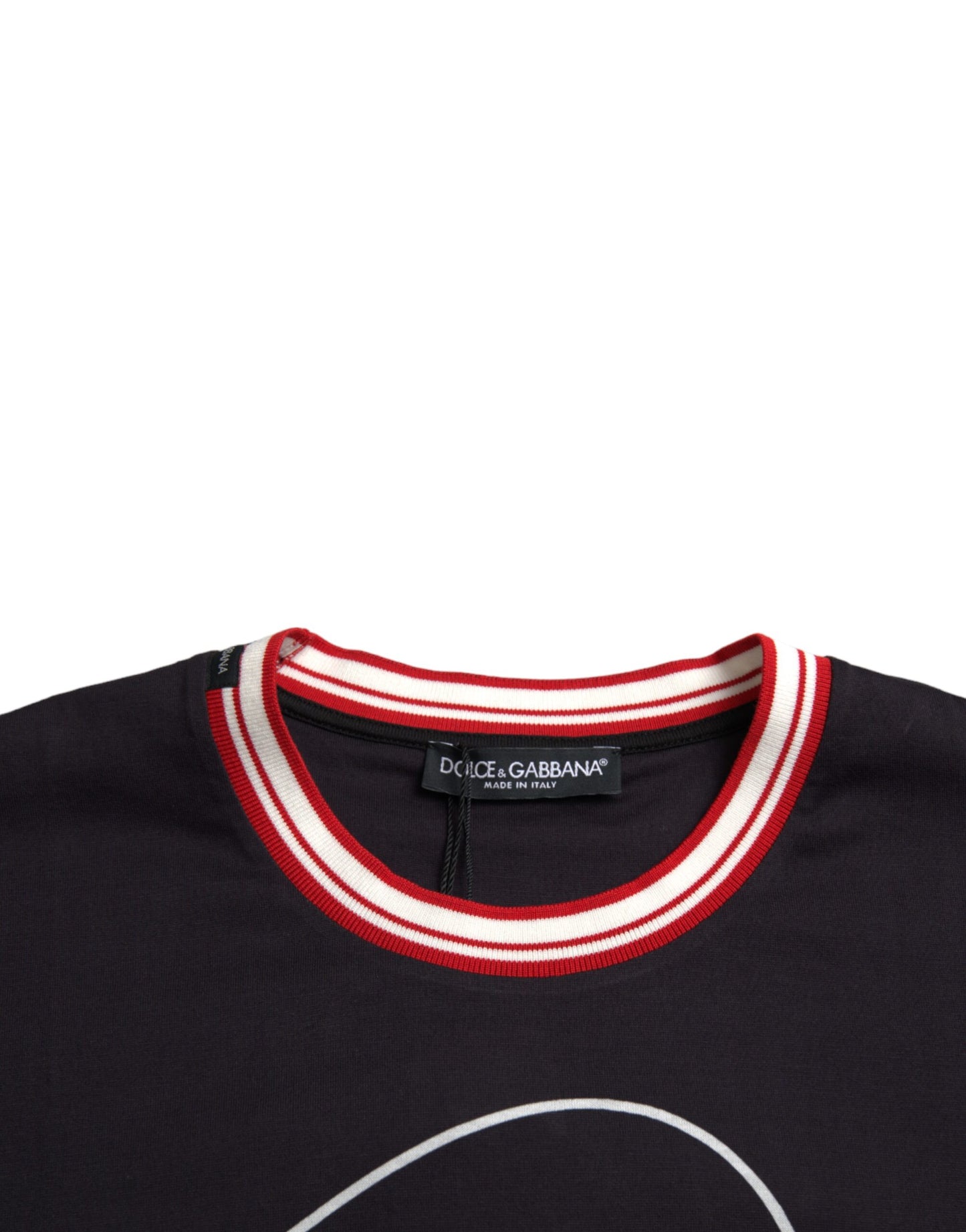 Футболка Dolce &amp; Gabbana Black Cotton 2019 Year of the Pig