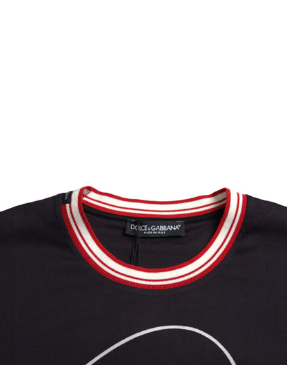 Футболка Dolce &amp; Gabbana Black Cotton 2019 Year of the Pig