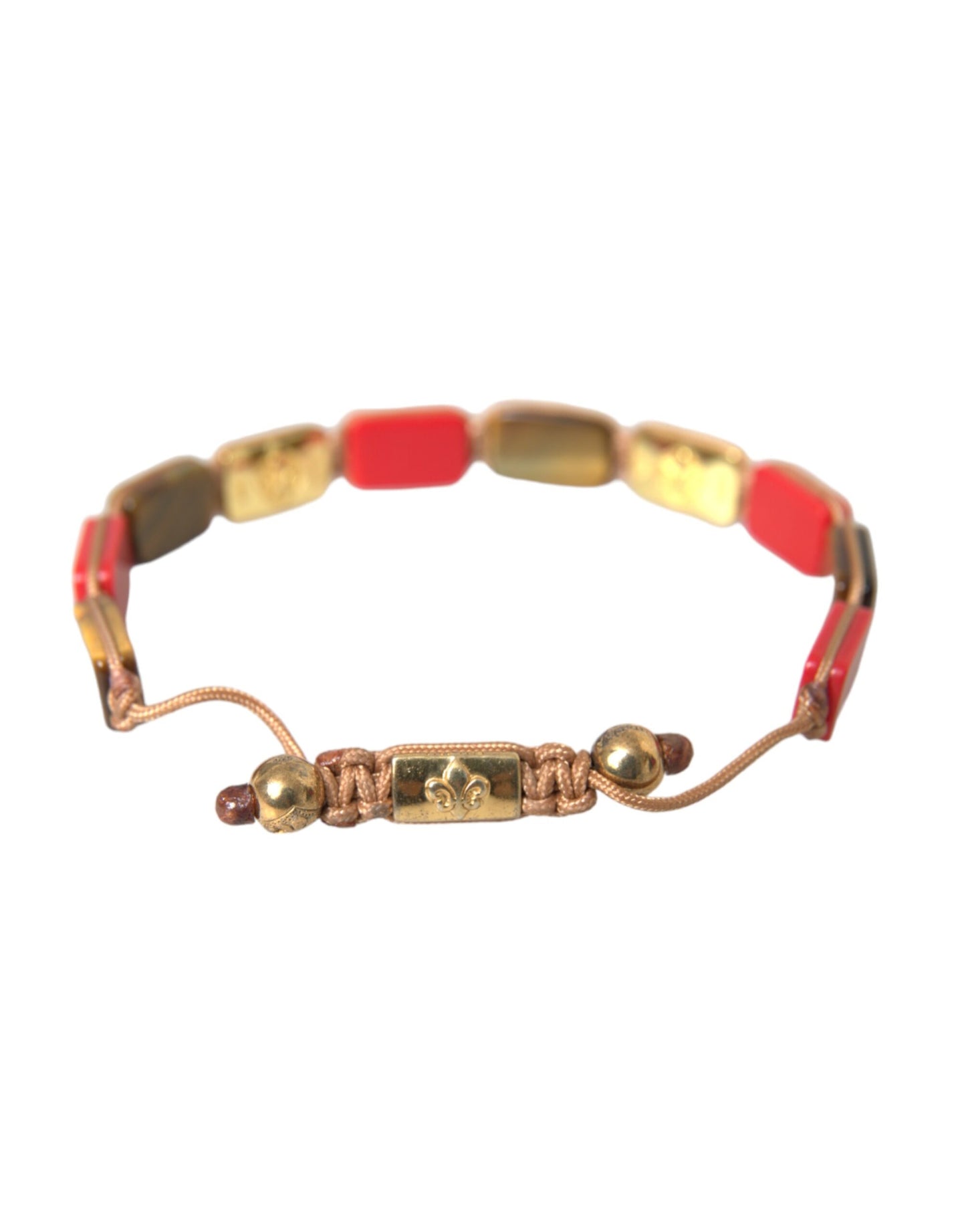 Срібний чоловічий браслет Nialaya CZ Tiger Eye Red Coral 925