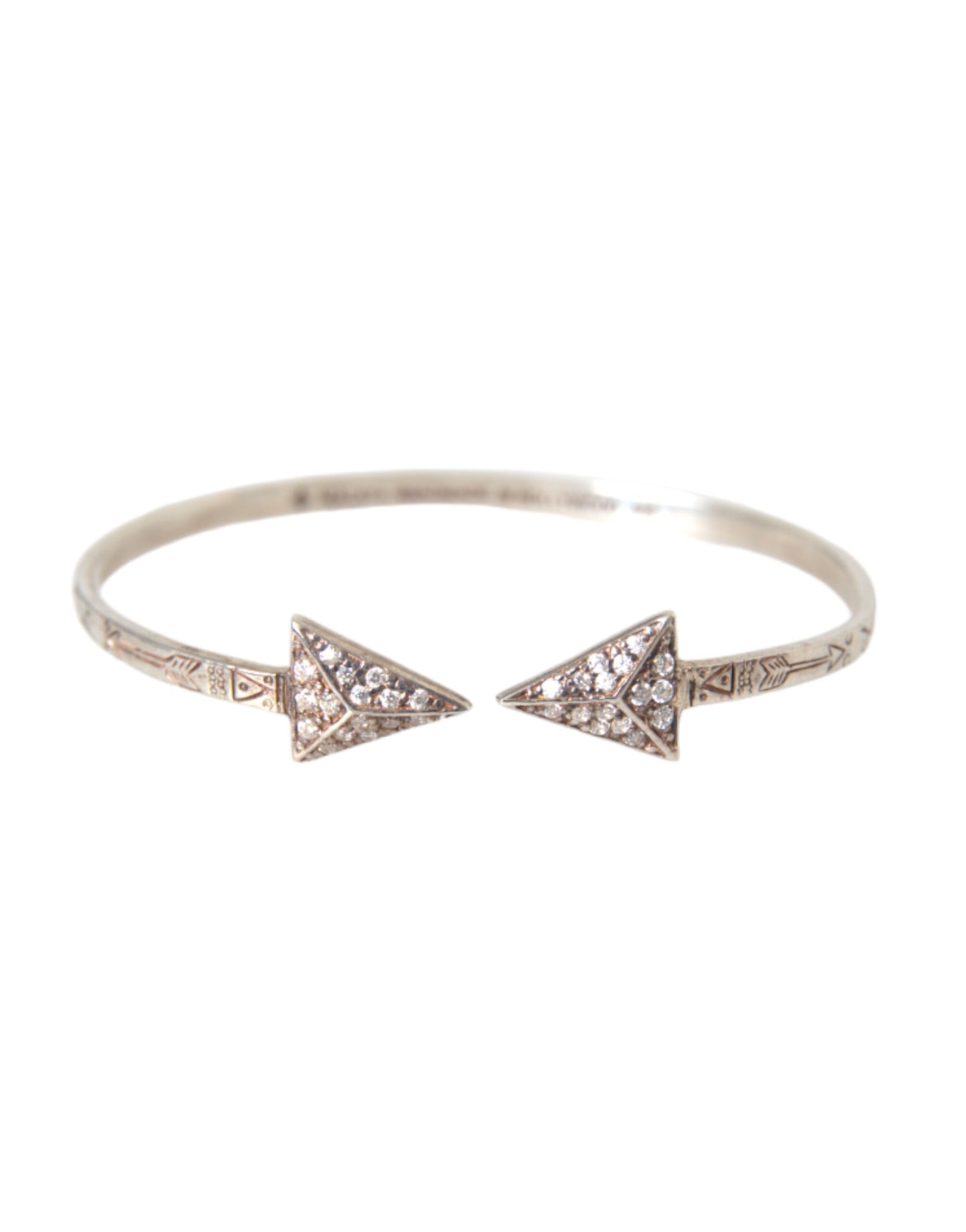 Жіночий срібний браслет Nialaya Arrow Crystal 925