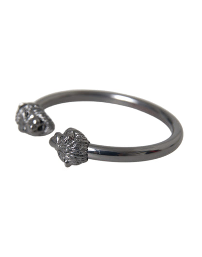 Жіночий браслет Nialaya Black Rhodium Lion