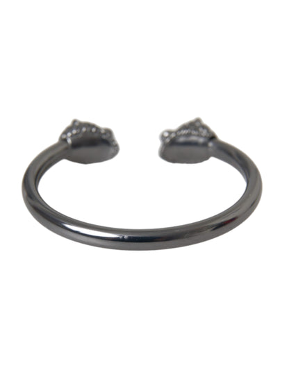 Жіночий браслет Nialaya Black Rhodium Lion