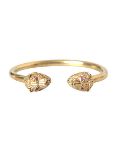 Жіночий браслет Nialaya Gold CZ Lion