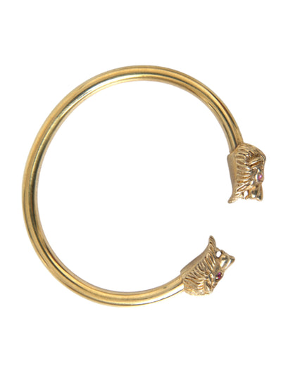 Жіночий браслет Nialaya Gold CZ Lion
