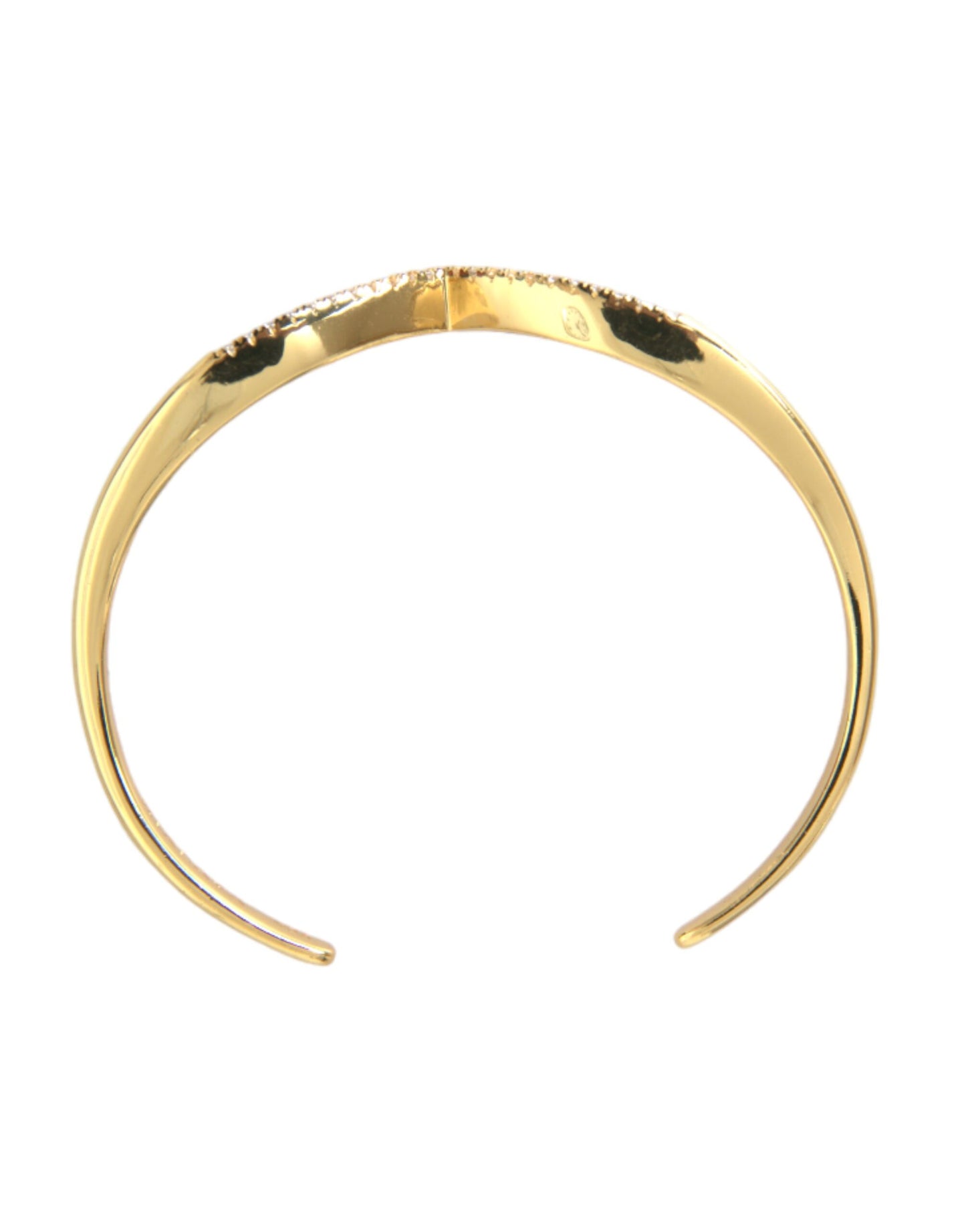 Браслет Nialaya Arched Wing Cuff Skyfall Gold CZ 925