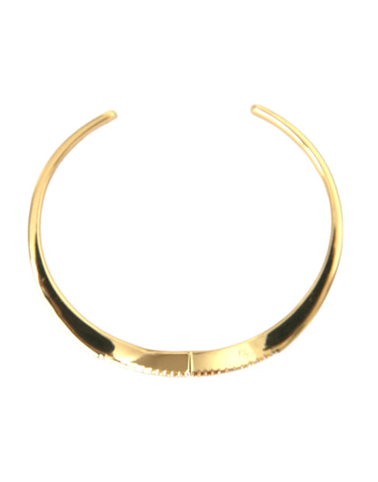 Браслет Nialaya Arched Wing Cuff Skyfall Gold CZ 925