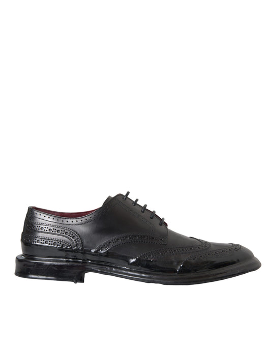 Офіційні чоловічі туфлі Dolce &amp; Gabbana зі шкіри Oxford Wingtip