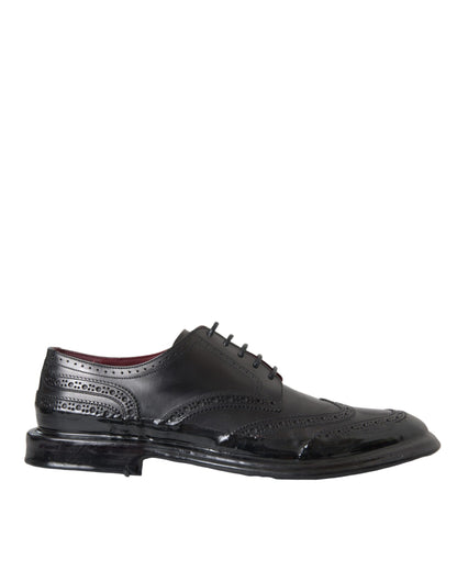 Офіційні чоловічі туфлі Dolce &amp; Gabbana зі шкіри Oxford Wingtip