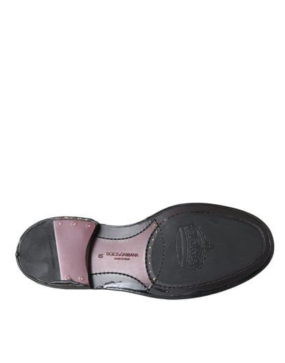 Офіційні чоловічі туфлі Dolce &amp; Gabbana зі шкіри Oxford Wingtip