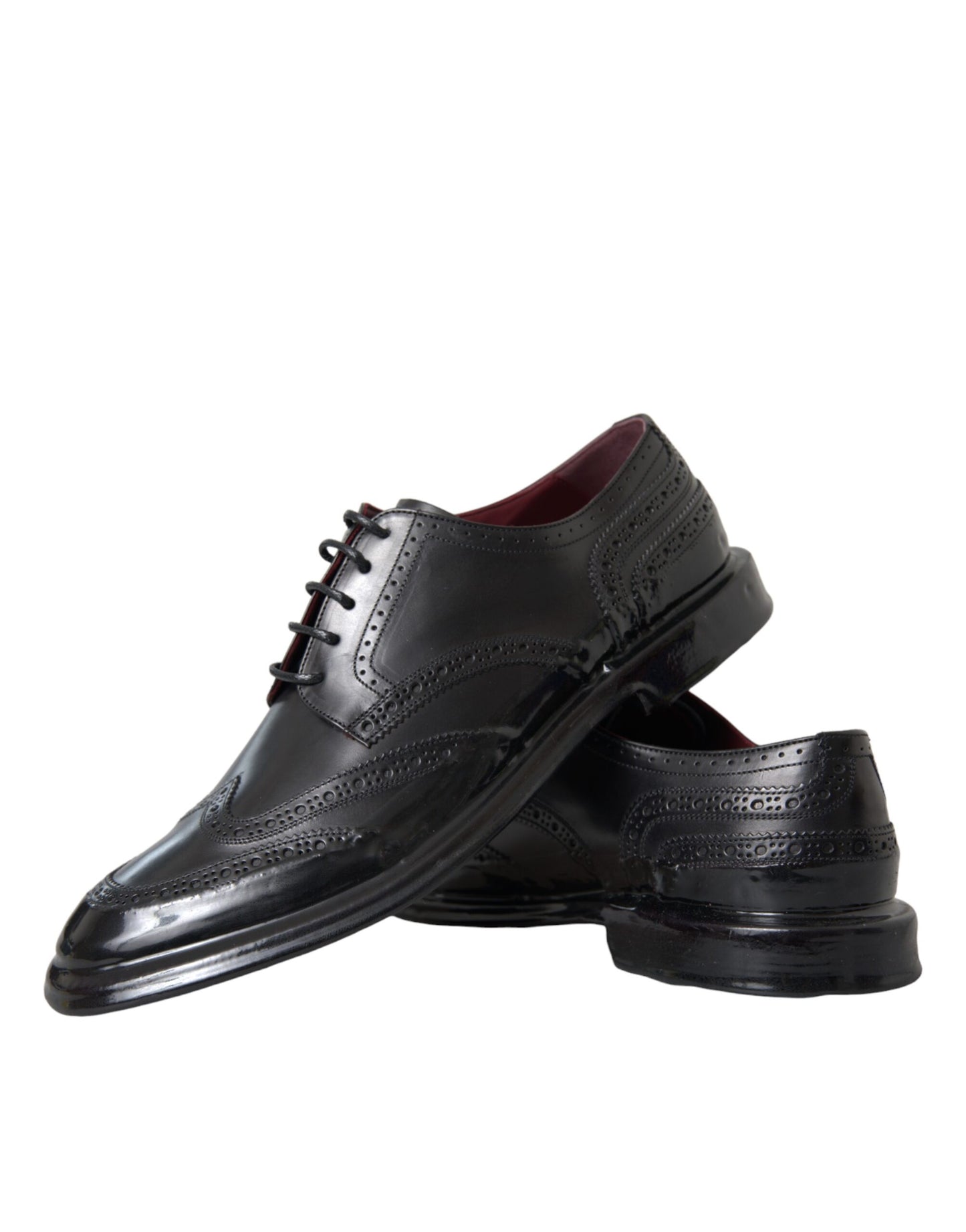 Офіційні чоловічі туфлі Dolce &amp; Gabbana зі шкіри Oxford Wingtip