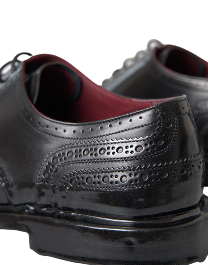 Офіційні чоловічі туфлі Dolce &amp; Gabbana зі шкіри Oxford Wingtip