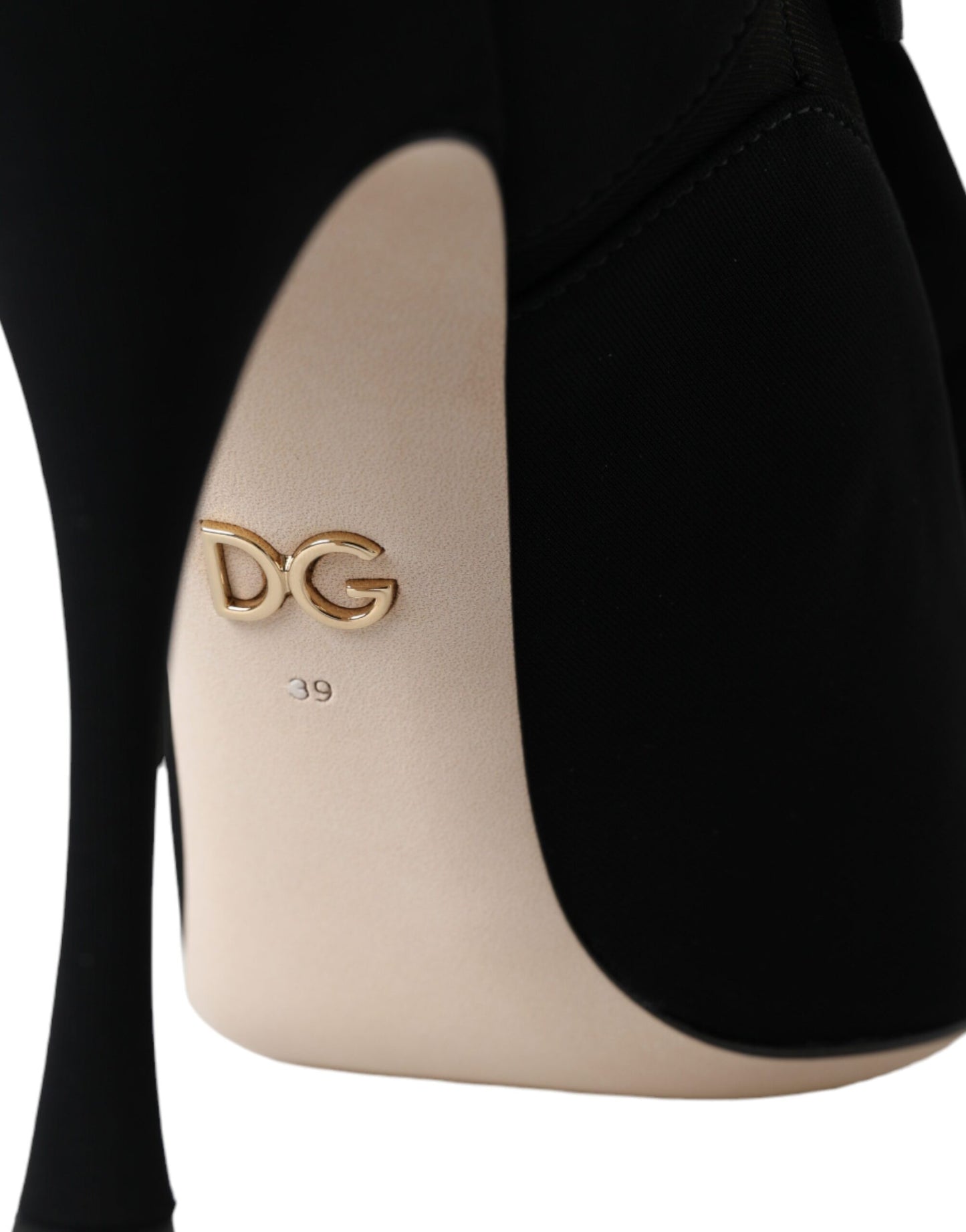 Dolce &amp; Gabbana Чорні черевики на підборах на шпильці