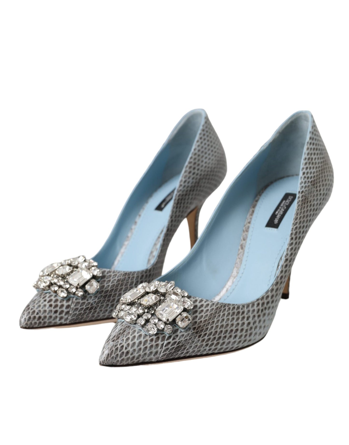 Туфлі Dolce &amp; Gabbana Light Blue з екзотичної шкіри Crystal Bellucci