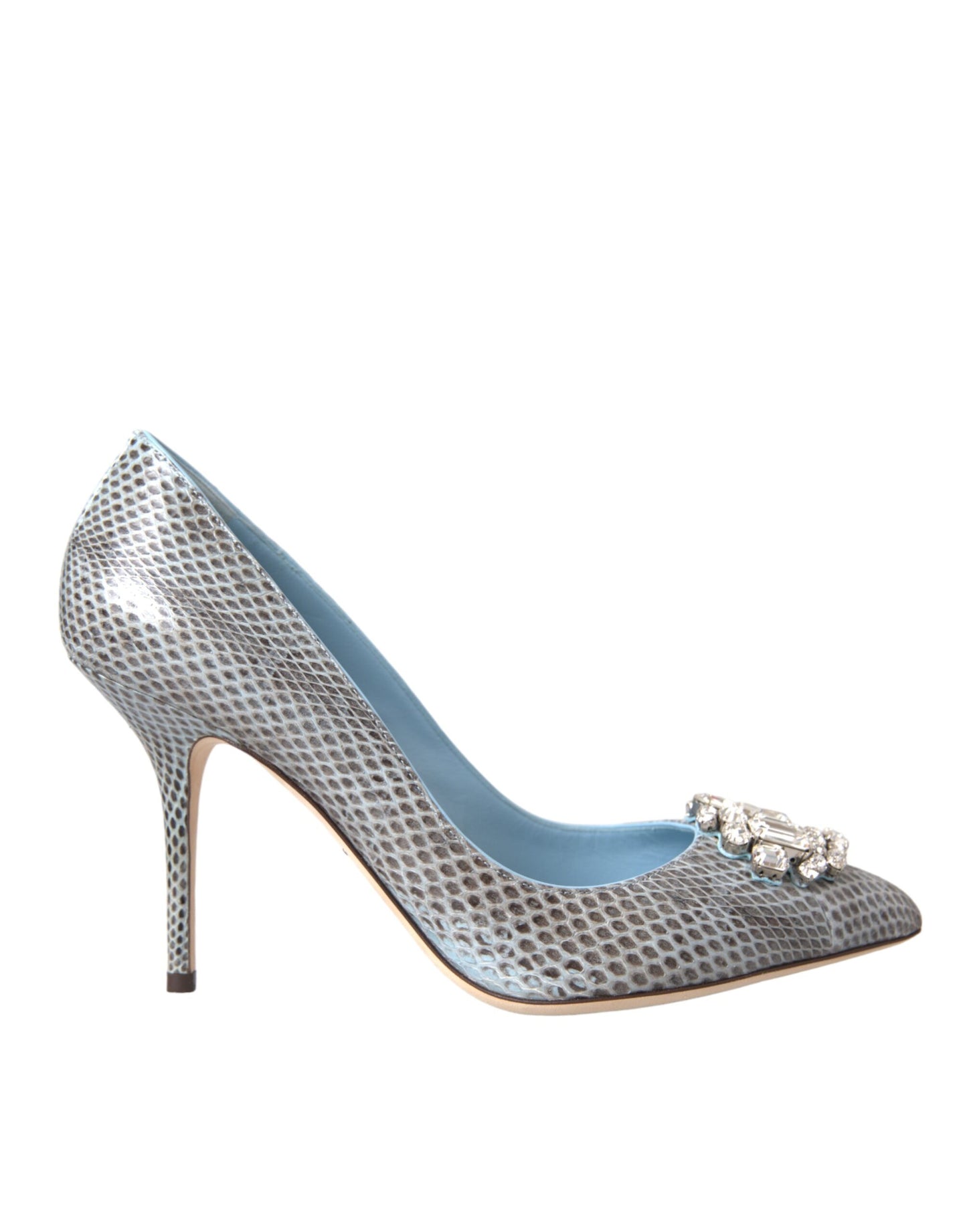 Туфлі Dolce &amp; Gabbana Light Blue з екзотичної шкіри Crystal Bellucci