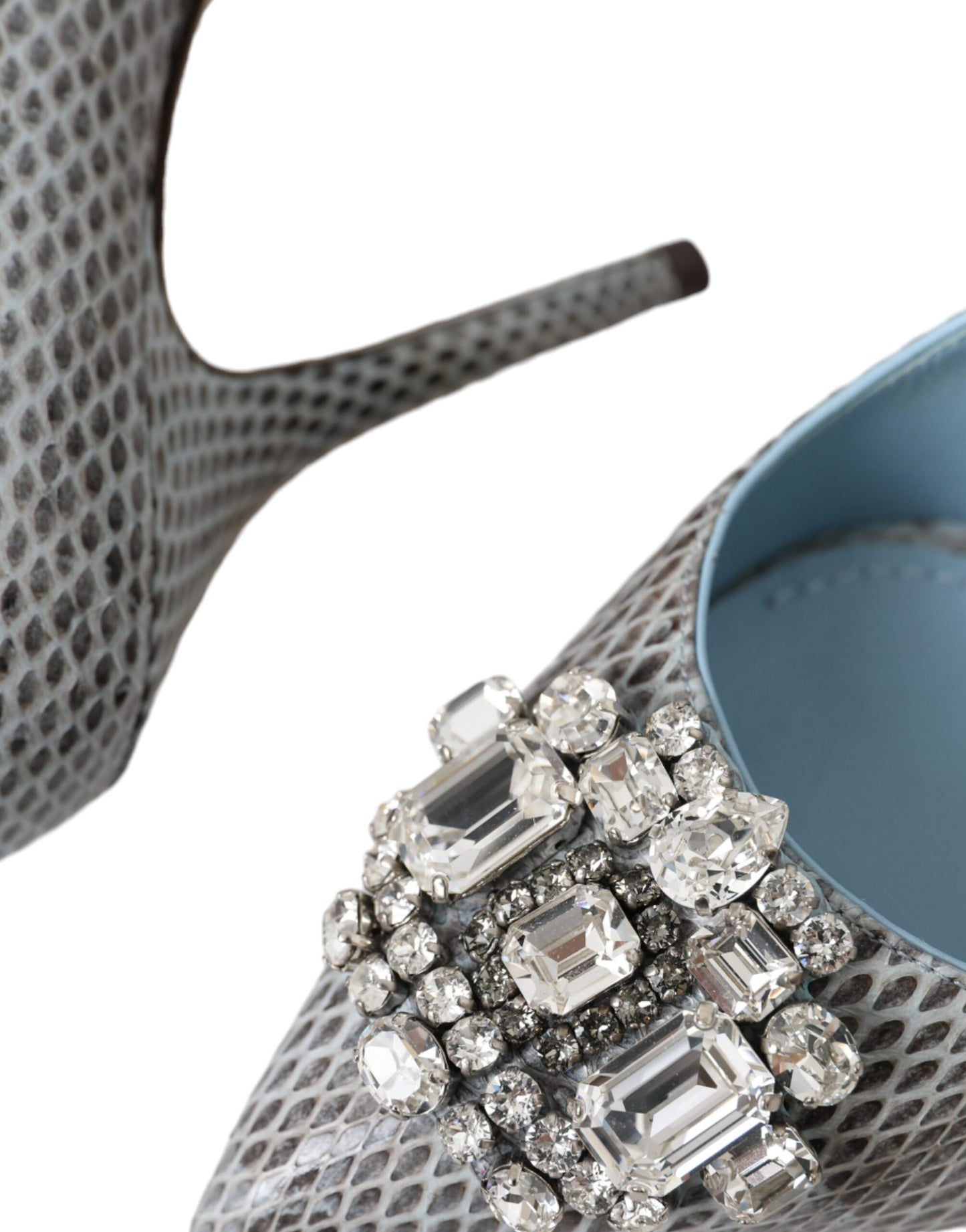 Туфлі Dolce &amp; Gabbana Light Blue з екзотичної шкіри Crystal Bellucci