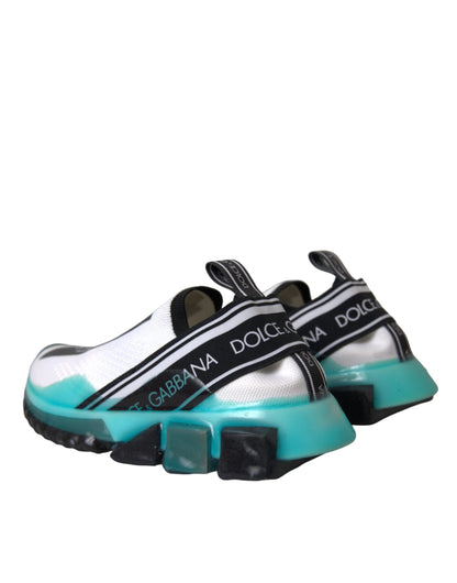 Кросівки Dolce &amp; Gabbana Black White Blue Slip On Sorrento