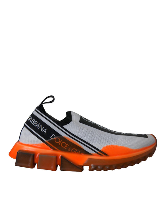 Кросівки Dolce &amp; Gabbana Black White Orange без рукавів Sorrento