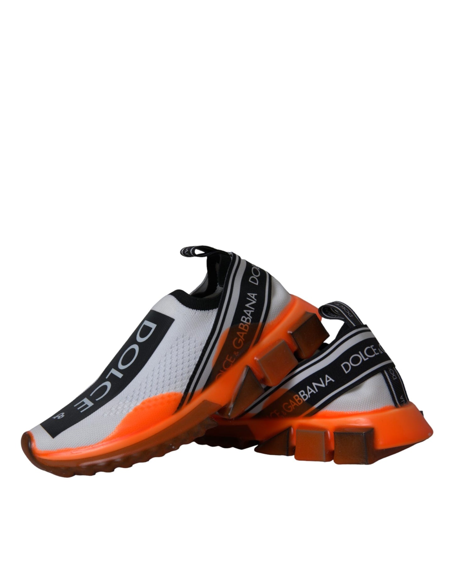 Кросівки Dolce &amp; Gabbana Black White Orange без рукавів Sorrento