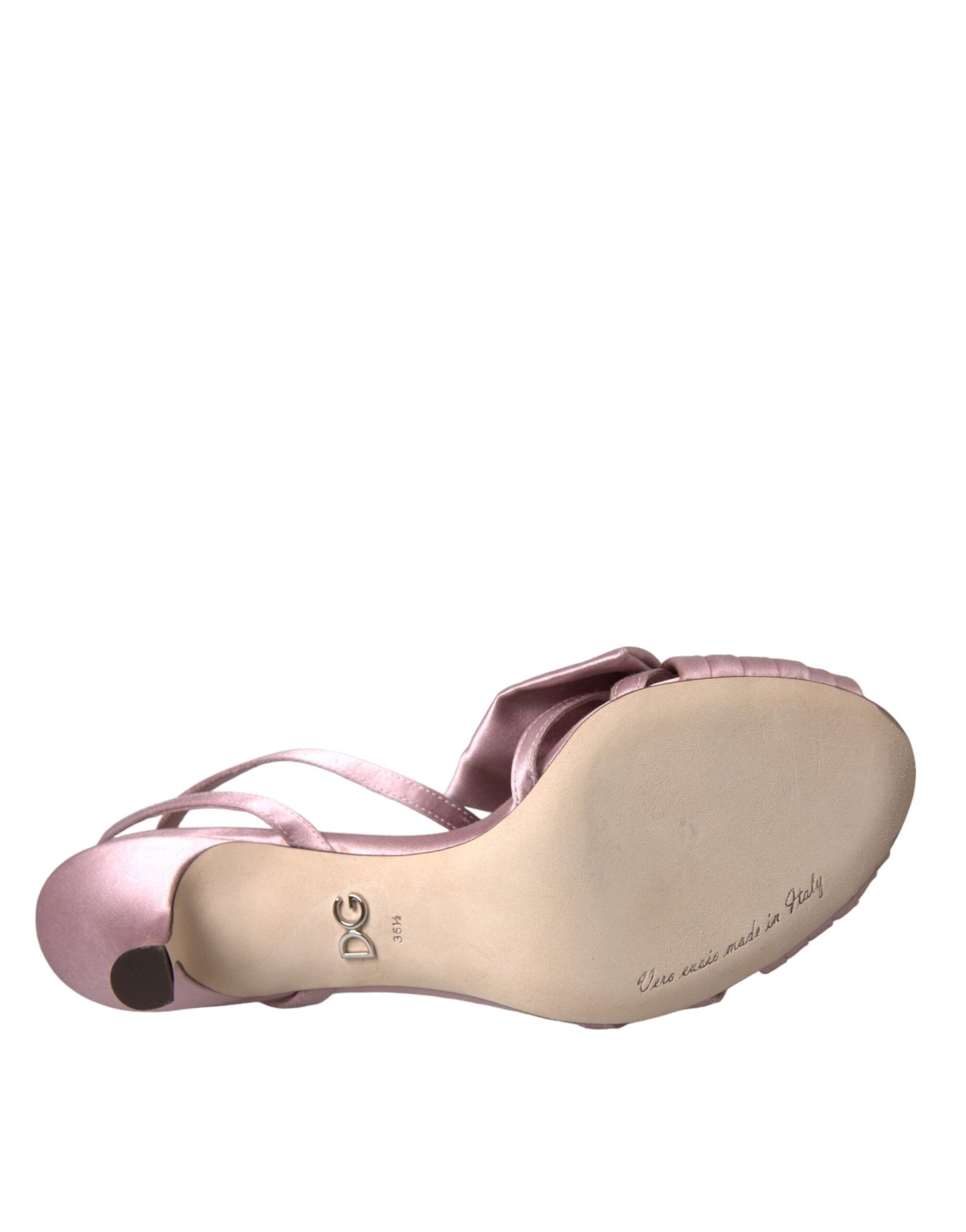 Босоніжки Dolce &amp; Gabbana Pink Keira Crystal Heels