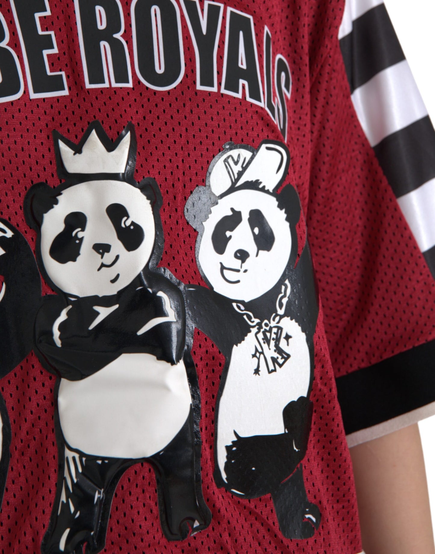 Оверсайз-футболка Dolce &amp; Gabbana Multicolor Royals Panda