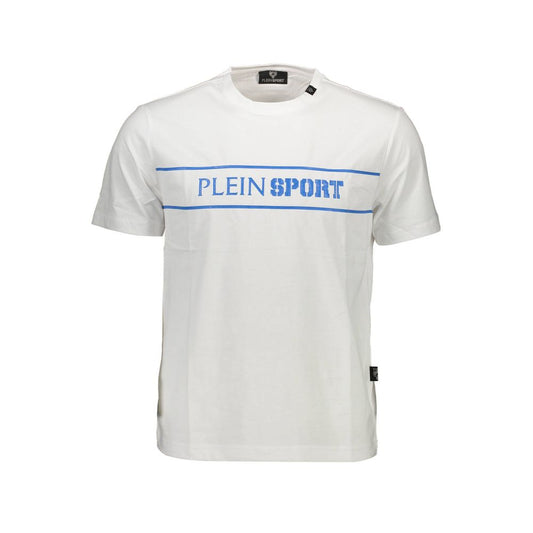 Біла бавовняна чоловіча футболка Plein Sport