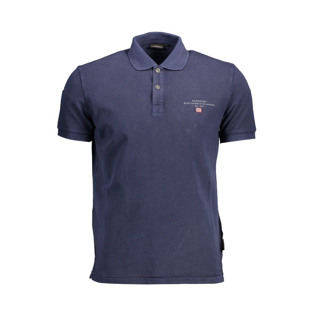 Чоловіче поло Napapijri Blue Cotton